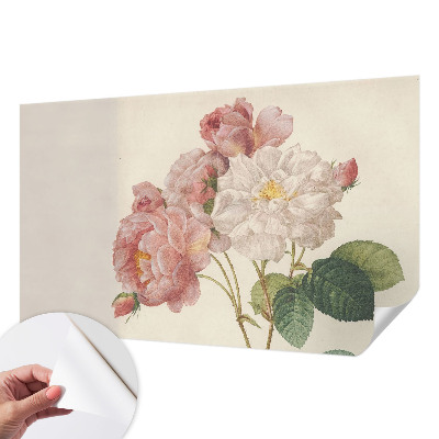 Fotobehang kinderkamer met romantische rozen