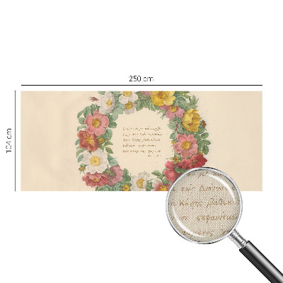 Fotobehang voor kinderkamer Bloemenkrans
