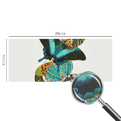 Fotobehang voor de kinderkamer Kleurrijke vlinders