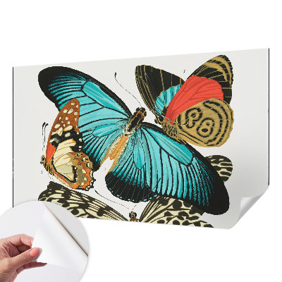 Fotobehang babykamer Kleurrijke vlinders