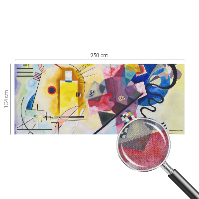 Fotobehang tienerkamer met kleurrijke abstracte vormen