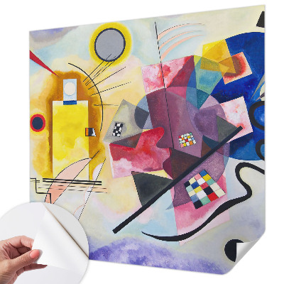 Fotobehang tienerkamer met kleurrijke abstracte vormen