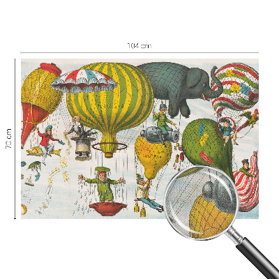 Foto behang voor de keuken Ballonvaart