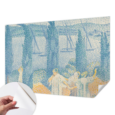 Zelfklevend fotobehang op maat Luie dag