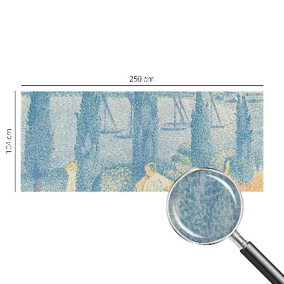 Zelfklevend fotobehang op maat Luie dag