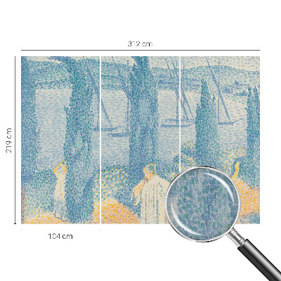 Zelfklevend fotobehang op maat Luie dag