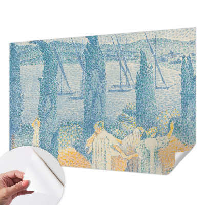 Zelfklevend fotobehang op maat Luie dag