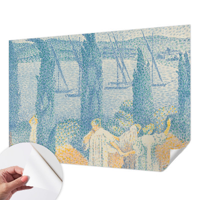 Zelfklevend fotobehang op maat Luie dag