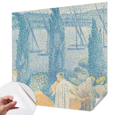 Zelfklevend fotobehang op maat Luie dag