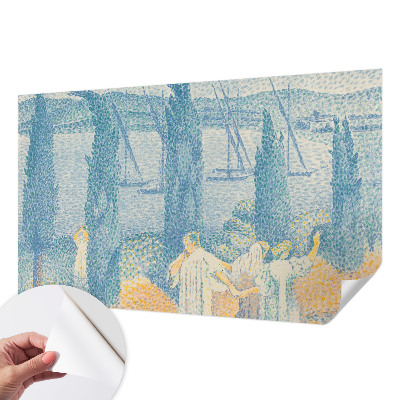 Zelfklevend fotobehang op maat Luie dag