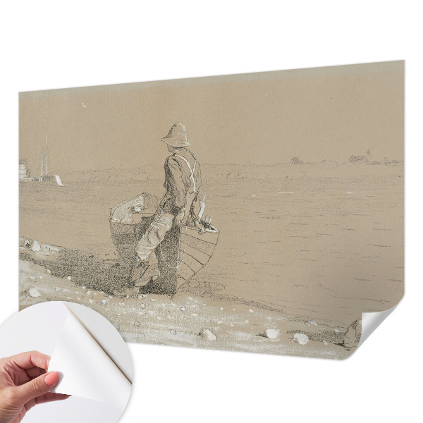 Fotobehang zelfklevend met een nostalgische scène
