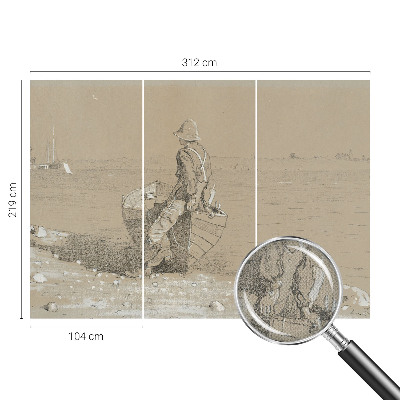 Fotobehang zelfklevend Nostalgische scène