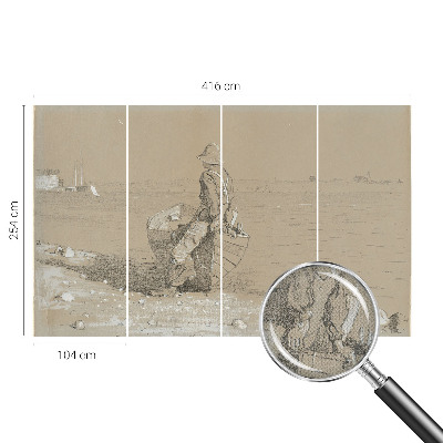 Fotobehang zelfklevend Nostalgische scène