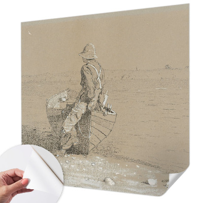 Fotobehang zelfklevend met een nostalgische scène