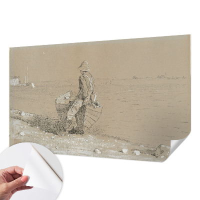 Fotobehang zelfklevend met een nostalgische scène