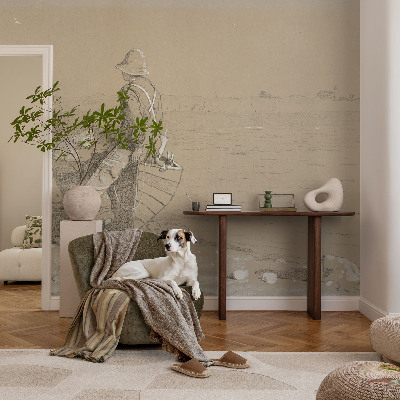 Fotobehang zelfklevend Nostalgische scène