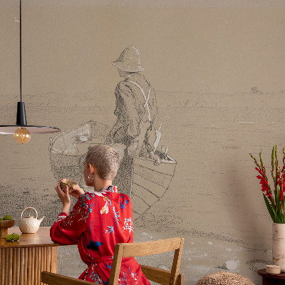 Fotobehang zelfklevend Nostalgische scène