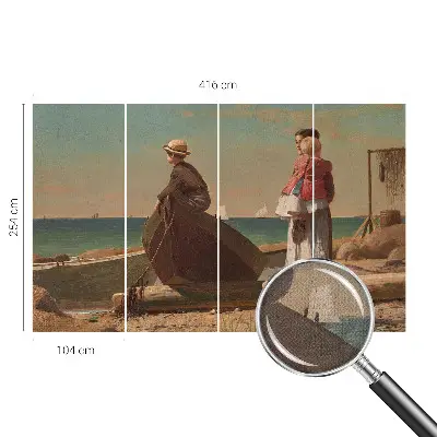 Fotobehang zelfklevend met een zeegezicht als print