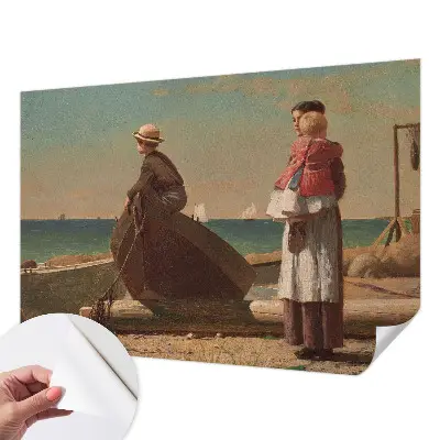 Fotobehang zelfklevend met een zeegezicht als print