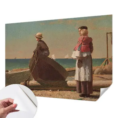 Fotobehang zelfklevend met een zeegezicht als print