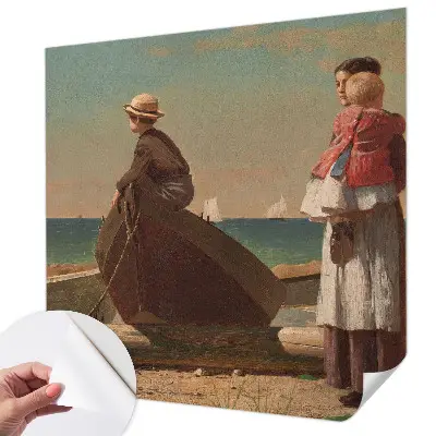 Fotobehang zelfklevend met een zeegezicht als print