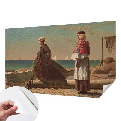 Fotobehang zelfklevend met een zeegezicht als print