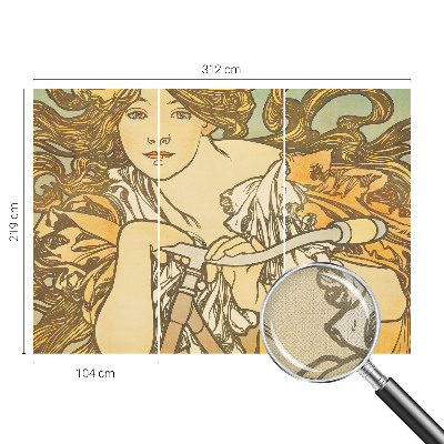 3D fotobehang Lente-elegantie