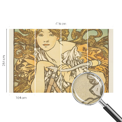 3D fotobehang Lente-elegantie