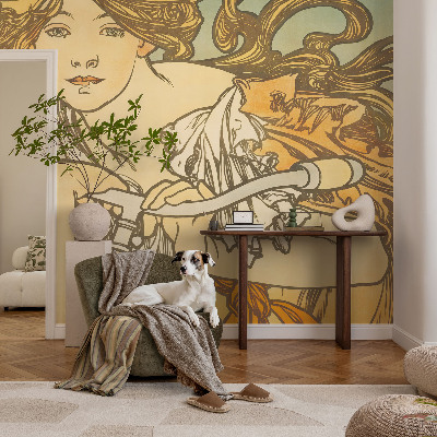 3D fotobehang Lente-elegantie