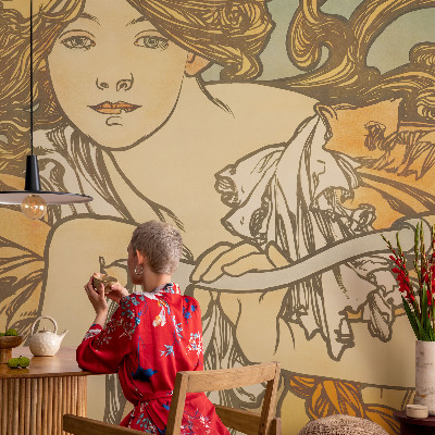 3D fotobehang Lente-elegantie