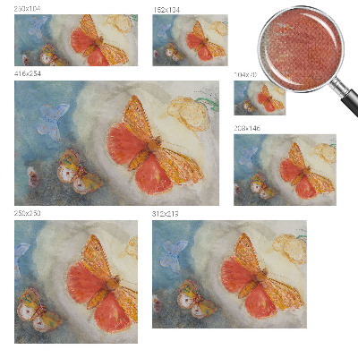 Fotobehang kinderkamer Kleurrijke vlinders