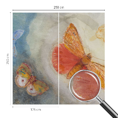 Fotobehang kinderkamer Kleurrijke vlinders