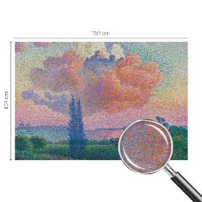 Fotobehang voor de kinderkamer met een kleurrijk landschap