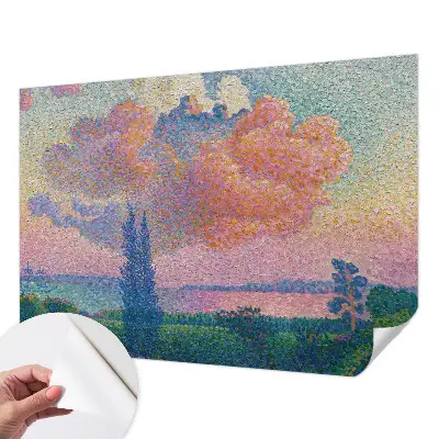 Fotobehang voor de kinderkamer met een kleurrijk landschap