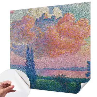 Fotobehang voor de kinderkamer met een kleurrijk landschap