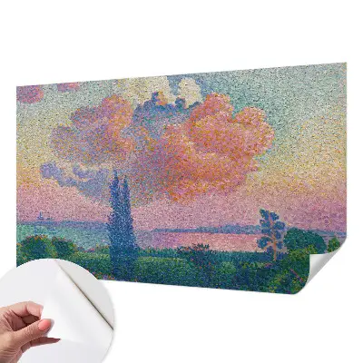 Fotobehang voor de kinderkamer met een kleurrijk landschap