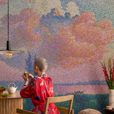 Fotobehang voor de kinderkamer Kleurrijk landschap