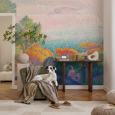 Fotobehang babykamer Kustlandschap