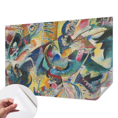 Zelfklevend fotobehang op maat met een kleurrijk abstract motief