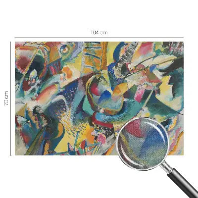 Zelfklevend fotobehang op maat met een kleurrijk abstract motief
