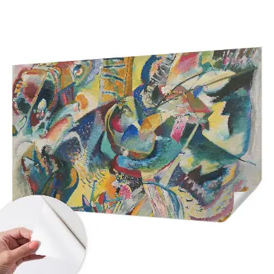 Zelfklevend fotobehang op maat met een kleurrijk abstract motief
