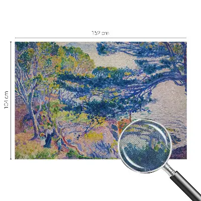 3D fotobehang met een impressionistisch landschap