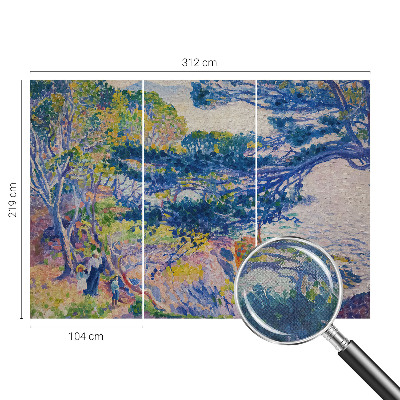 3D fotobehang Impressionistisch landschap