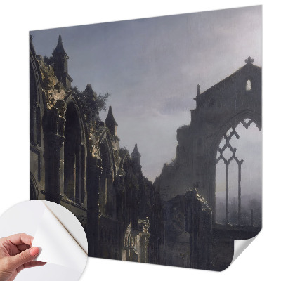 Zelfklevende behangsticker Gotische ruïnes