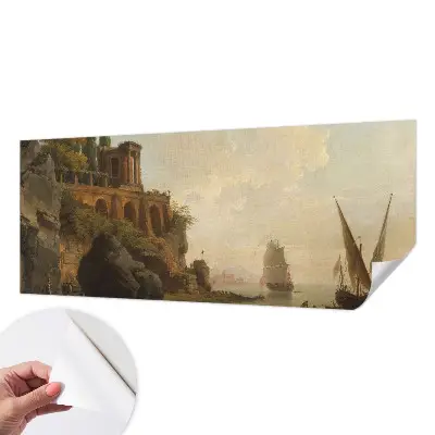 Foto behang voor de kinderkamer met een zeegezicht