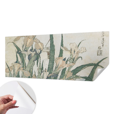 Fotobehang voor de kinderkamer Delicate irissen