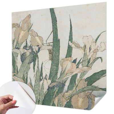 Fotobehang voor de kinderkamer Delicate irissen