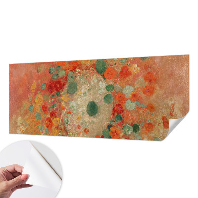 Foto behang voor de keuken Abstracte bloemen