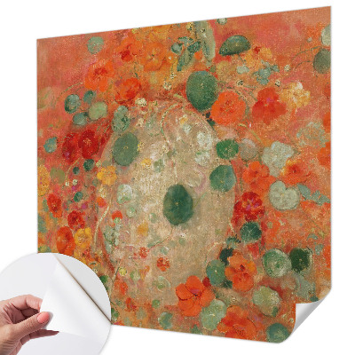 Foto behang voor de keuken Abstracte bloemen
