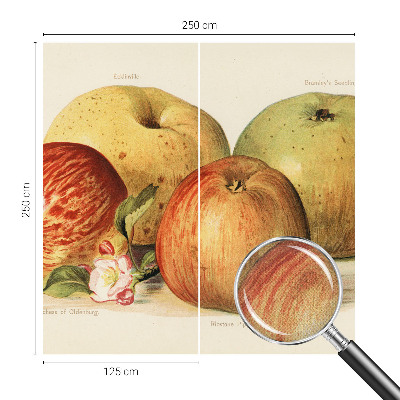 Foto behang voor de kinderkamer met een motief van appelbloesems